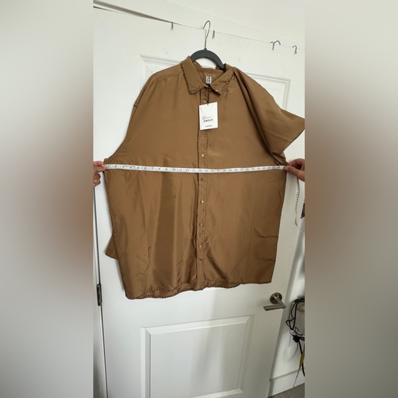 TOTÊME Embroidered-Edge Silk Shirt DK 40 = UK 12/ US 8/ IT 44 NWT - Picture 7 of 12